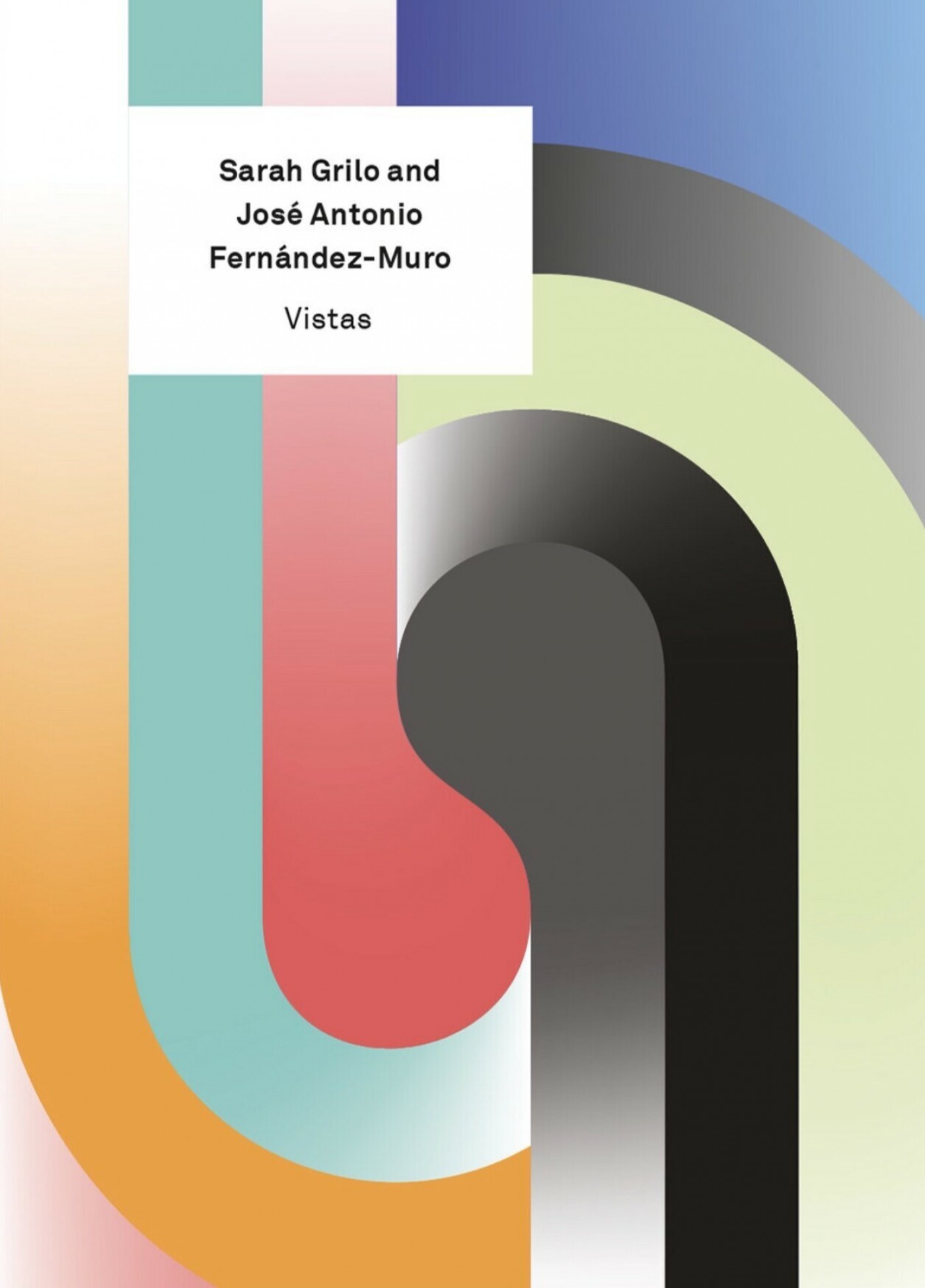 Cover for symposium publication depicting curved abstract shapes in gradients of colors.